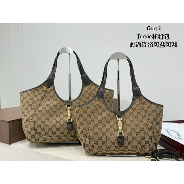 Gucci グッチブランド ジャッキー トートバッグ GGキャンバス レザー 肩掛けバッグ 大容量 ハンドバッグ 通勤 通学 マザーズバッグ 男女兼用 人気 ブランドバッグ