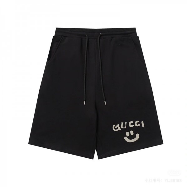 ブランドグッチハーフパンツ メンズ GUCCI ショートパンツ 五分丈パンツ レディース ルームウェアボトムス スウェットパンツ 綿 カジュアルパンツ 部屋着 XS¬5XL 