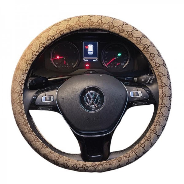 ブランドグッチハンドルカバー Gucci軽自動車カバー 普通車 車用 滑らない 保護カバー レザー 合成皮革 冷たくない Sサイズ 自動車 車用品 車ハンドルカバー ステアリングカバー