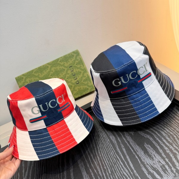 Gucci グッチバケット帽子 ブランドバケットハット ミニマリズム メンズ/レディース ゴルフ ハット 全面プリント 帽子大きいサイズ ファッション カジュアル 個性的 日常使い 登山 ビーチ アウトドア