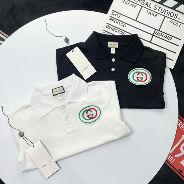 Gucci グッチブランド子供ポロシャツ 半袖 キッズＴシャツ 男女兼用 サラッと快適 ノーアイロン 毛玉防止 90-160CM きちんとした見た目 吸汗速乾 抗菌防臭 子供 男の子 女の子 スクールポロシャツ