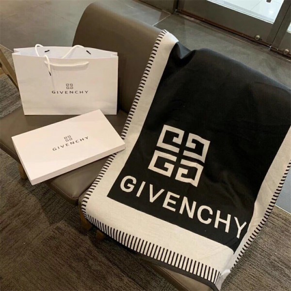 ジバンシィマフラーハイブランドGivenchy レディース おしゃれモノグラム ストール 秋冬 厚手 暖かい 大判ショール メンズ コーディネート 180*70cm 