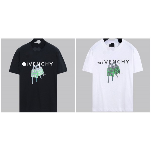 ジバンシィブランドtシャツ Givenchy 夏 男女兼用 半袖tシャツ 大きなサイズ ゆったり tシャツ コットン 快適 tシャツ上着