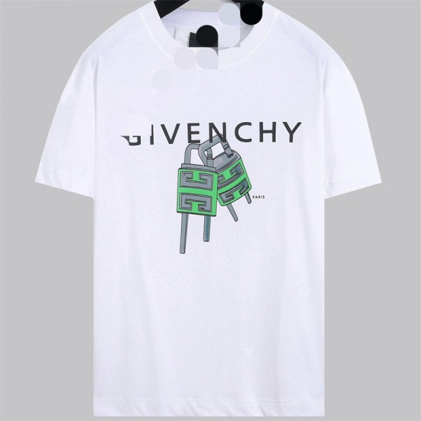 ジバンシィブランドtシャツ Givenchy 夏 男女兼用 半袖tシャツ 大きなサイズ ゆったり tシャツ コットン 快適 tシャツ上着