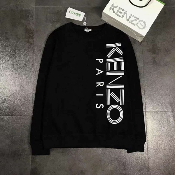 ケンゾー ハイブランド パーカースタイリッシュ 潮流プルオーバー 上着 Kenzo カジュアル オーバーサイズ スウェットゆったり トレーナー男女兼用 春秋