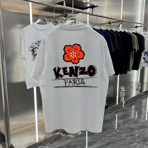 Kenzo ケンゾー 夏tシャツブランドかわいいブランドtシャツ高品質Tシャツカットソー M - 3XL ペアカップル大人の上質Tシャツ