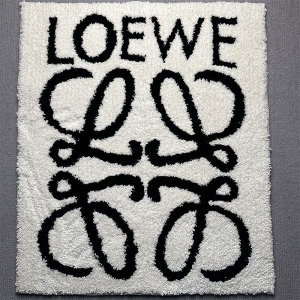 LOEWE ロエベハイブランド室内マット滑り止め絨毯 じゅうたん マット ラグカーペット 部屋マット カーペット 消音 抗菌ブランド シャワーマット吸水60 * 70CM