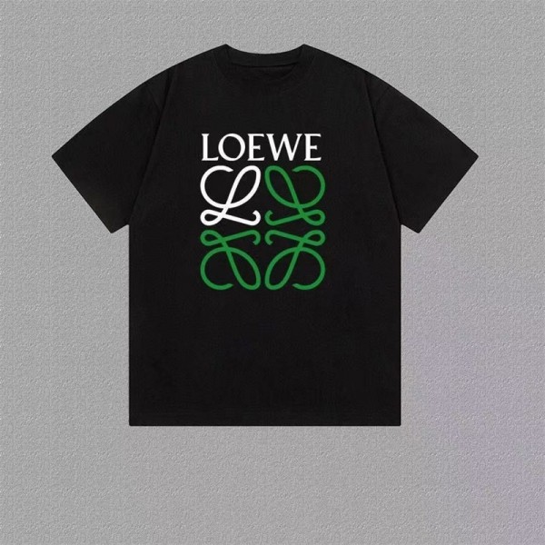 LOEWE ロエベtシャツハイブランド夏ブランド半袖tシャツ20代 30代40代tシャツ 激安パロディ大人の上質TシャツS - 4XL