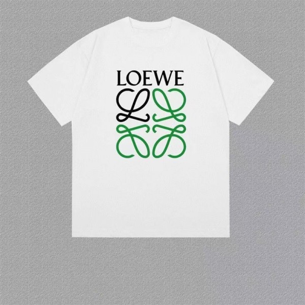 LOEWE ロエベtシャツハイブランド夏ブランド半袖tシャツ20代 30代40代tシャツ 激安パロディ大人の上質TシャツS - 4XL