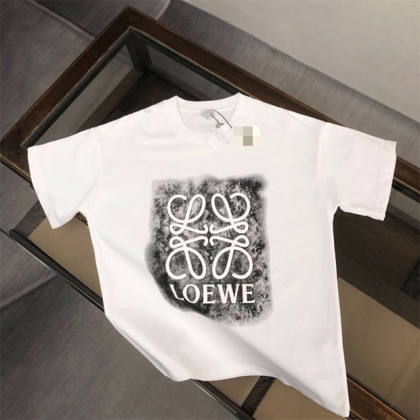 LOEWE ロエベハイブランド半袖tシャツ男女兼用韓国 パチモン tシャツブランド 服 コピー 激安屋tシャツ ユニセック ブランドトップス S - 2XL