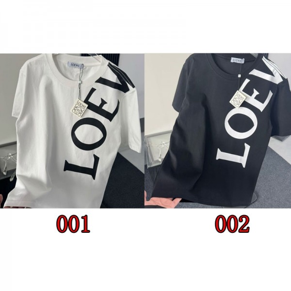 LOEWE ロエベブランド 半袖 tシャツカットソー コピー 夏tシャツ ブランドかわいい ブランド春 tシャツ 高品質 20代 30代40代tシャツ 激安パロディ 上着 カジュアル S-2XL