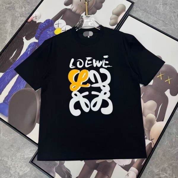 ハイブランドLOEWE ロエベtシャツ 夏 ブランド半袖tシャツ ブランドメンズtシャツ 上着 カジュアル レディースtシャツ ユニセック ブランド S-5xL