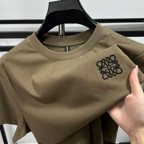LOEWE ロエベブランドtシャツオーバーサイズ夏tシャツブランドかわいいブランドtシャツ高品質Tシャツカットソー ペアカップル M-4XL
