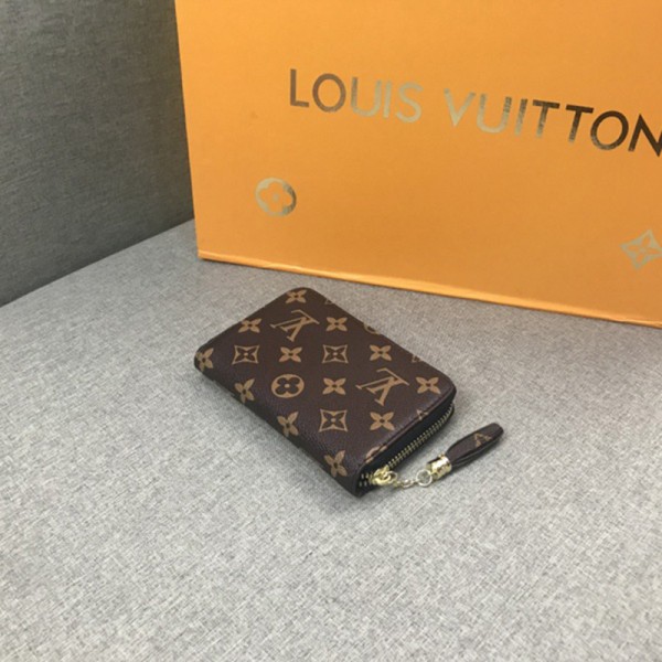 ハイブランドルイヴィトン 短財布 シンプル 上品 ウォレットレディース向けLV定番プリント サイフ ポーチ カード 名刺 銭入れ ジッパー 財布 ギフトオススメ通販