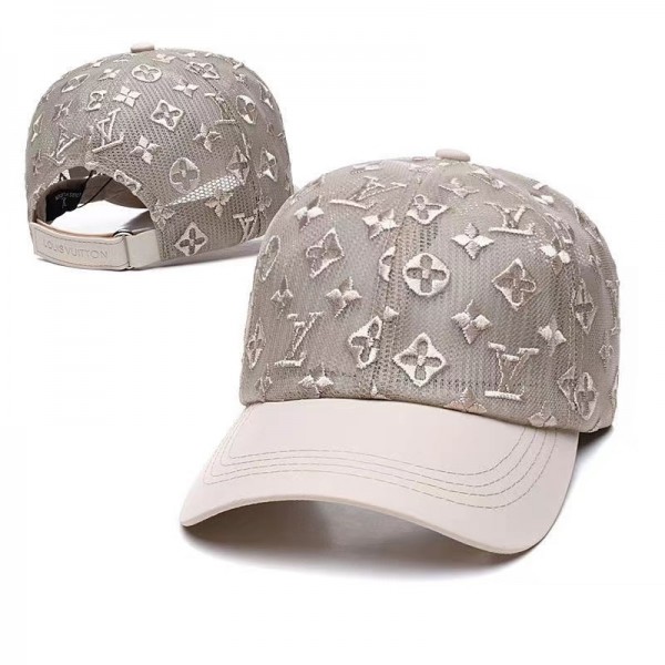 ハイブランドルイヴィトン ハンチング帽ヴィトンパロディ風 メッシュキャップ春夏 ファッション野球帽 通気性がよい UVカットハット旅行