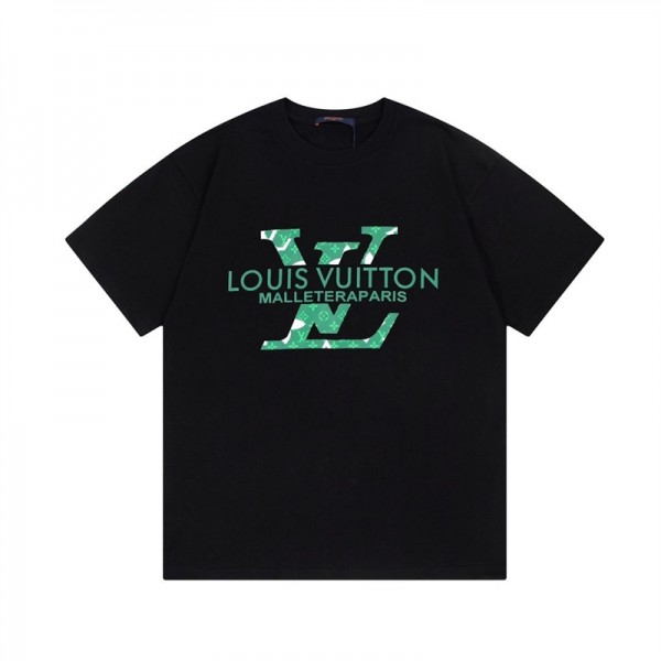 ルイヴィトン tシャツハイブランドlouis vuitton レディースメンズtシャツ 春夏 丸首 半袖 tシャツ オーバーサイズ 高品質 tシャツ トップス