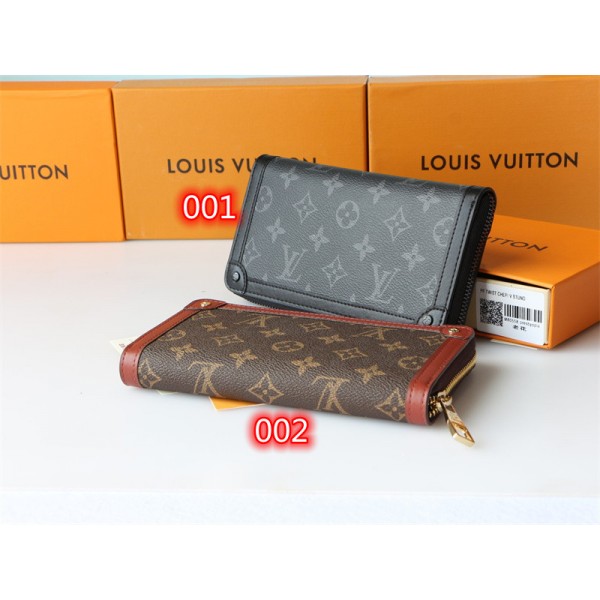 ルイヴィトンブランド長財布 louis vuitton ソフトレザー 財布 サイフ 定番モノグラム ジッパータイプ ウォレット カード収納可 人気 財布