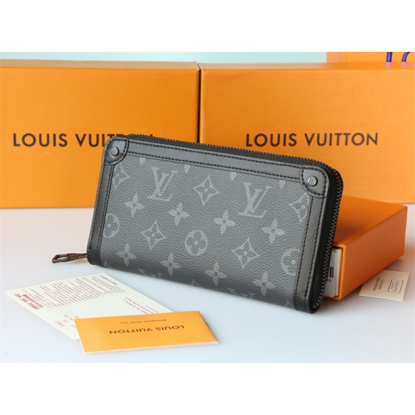 ルイヴィトンブランド長財布 louis vuitton ソフトレザー 財布 サイフ 定番モノグラム ジッパータイプ ウォレット カード収納可 人気 財布