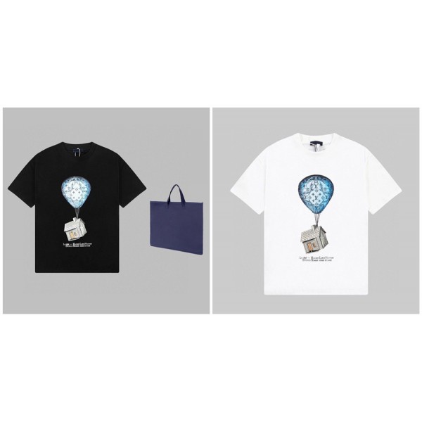 Lv ルイヴィトン ハイブランド 半袖tシャツ 偽物 レディース メンズ 夏tシャツ ブランド かわいい ブランド 上着 tシャツ高品質ブランド 服 コピー 激安屋 M¬4XL