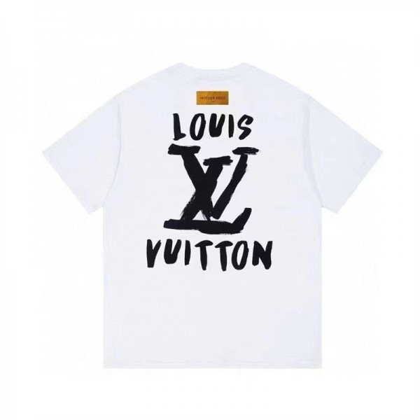 Lv ルイヴィトンブランドtシャツカットソー コピーブランド半袖tシャツ韓国 パチモン tシャツ20代 30代40代tシャツ 激安パロディ