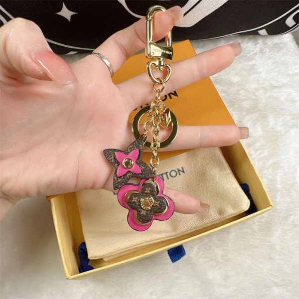 ルイヴィトン スノーマン キーホルダー LV ブランド キーチェーン 鍵 スノーマン グッス 花柄 かわいい アイドル 応援グッズ 携帯ストラップ 鍵 飾り 非公式