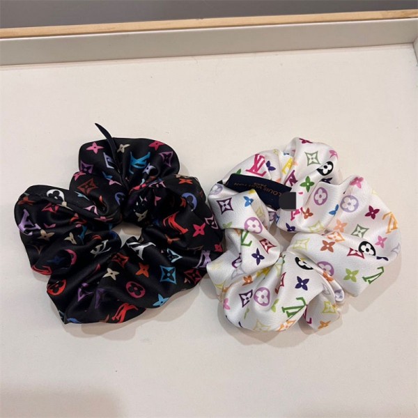 Lv ルイヴィトンブランドヘアバンドレディースヘアゴムャブランドかわいいハイブランドシュシュ存在感抜群ブランドバナナクリップ髪アレンジ