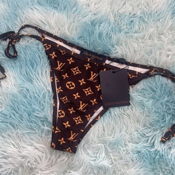Lv ルイヴィトン韓国風20代 30代 40代ビキニスイムウェアワンピース フリルビキニ 激安ショートパンツ大きいサイズ 体型カバー水着 S - XL