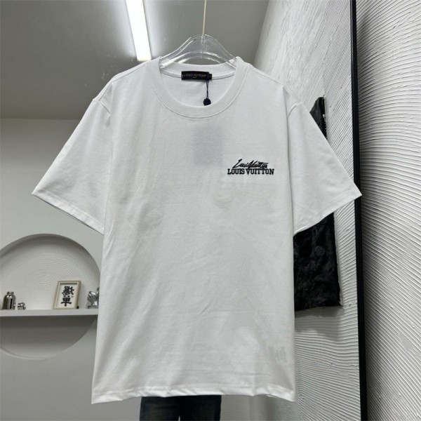 Lv ルイヴィトンブランドtシャツカットソー コピーブランドtシャツオーバーサイズブランドtシャツ上着カジュアルブランド 服 コピー 激安屋 M - 4XL