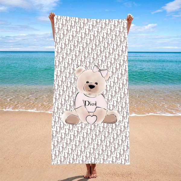 Lv ルイヴィトン ハイブランド多用途タオルメンズフェイスタオル 75*150cm 運動タオルブランドシャネルビーチタオル ハンドタオル 耐洗濯タオル ブランド Dior スポーツタオル 人気 女性