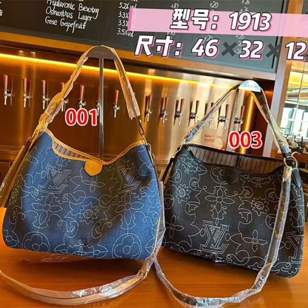 Lv ルイヴィトンブランドショルダーバッグ レディース トートバッグ 軽量 大容量 肩掛けバッグ おしゃれ 柔らかい PU 防水 通勤 通学 旅行