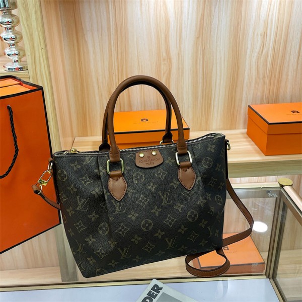 Lv ルイヴィトンブランドトートバッグ 大容量 ショルダーバッグ レディース 人気 カバン スクバ 通勤 自立式 合皮 鞄 2WAY 肩掛け 収納便利 軽量 おしゃれ 通勤 通学