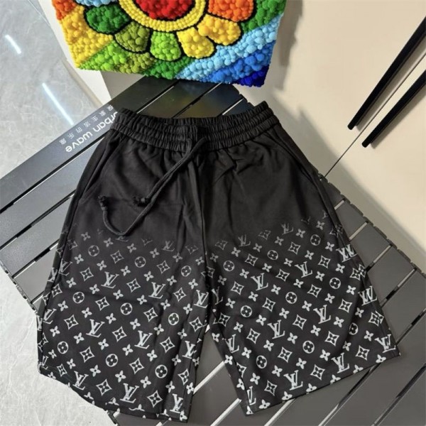 ルイヴィトンショートパンツ ハーフパンツ メンズ ジム用 LV ブランド 吸汗速乾 軽量 3分丈 織布 ビーチパンツ スポーツウェア ボトムス 夏 M - 5XL