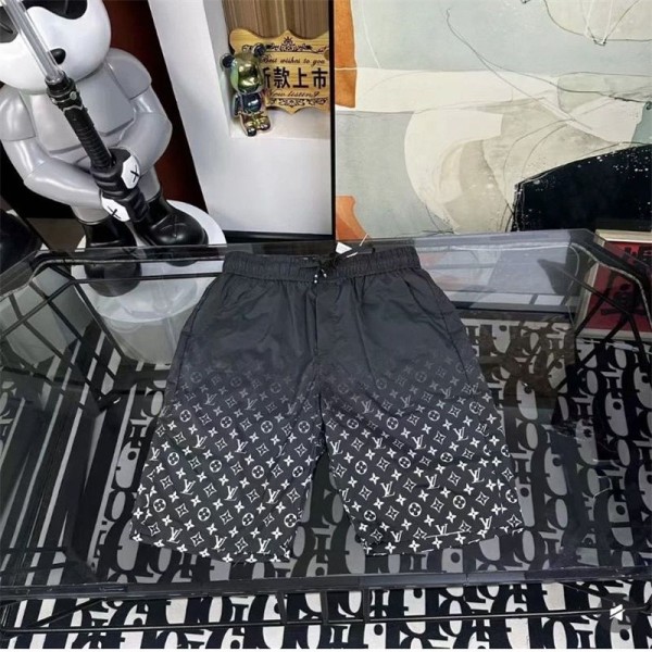 ルイヴィトンショートパンツ ハーフパンツ メンズ ジム用 LV ブランド 吸汗速乾 軽量 3分丈 織布 ビーチパンツ スポーツウェア ボトムス 夏 M - 5XL