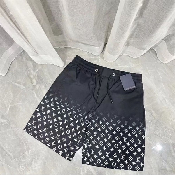 ルイヴィトンショートパンツ ハーフパンツ メンズ ジム用 LV ブランド 吸汗速乾 軽量 3分丈 織布 ビーチパンツ スポーツウェア ボトムス 夏 M - 5XL