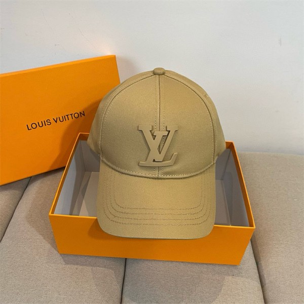 Lv ルイヴィトンブランド ベースボールキャップ メンズ レディース 日除け帽子 CAP 立体ロゴ 調節可能 春 夏 軽量 カジュアル 紫外線対策 おしゃれ  男女兼用