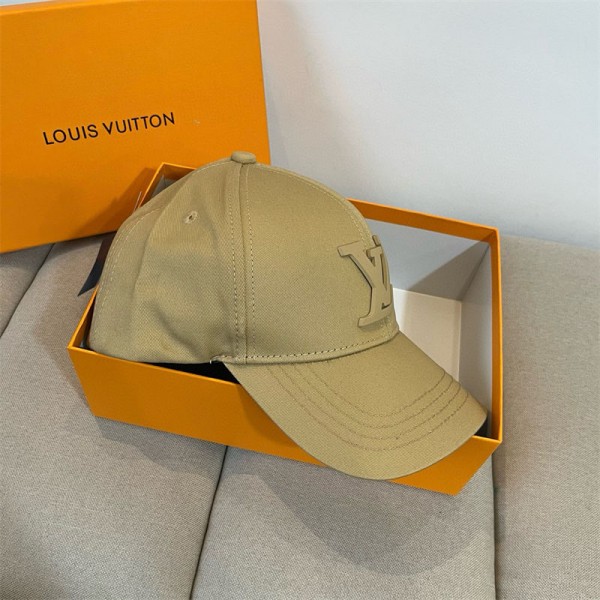 Lv ルイヴィトンブランド ベースボールキャップ メンズ レディース 日除け帽子 CAP 立体ロゴ 調節可能 春 夏 軽量 カジュアル 紫外線対策 おしゃれ  男女兼用
