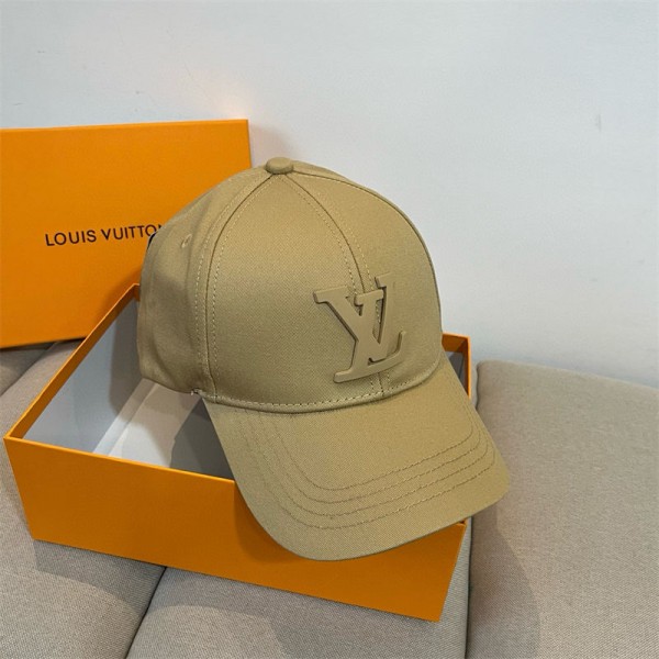 Lv ルイヴィトンブランド ベースボールキャップ メンズ レディース 日除け帽子 CAP 立体ロゴ 調節可能 春 夏 軽量 カジュアル 紫外線対策 おしゃれ  男女兼用