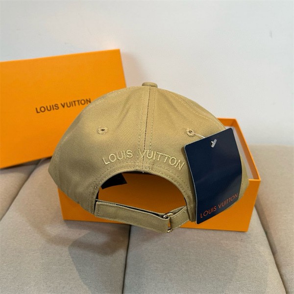 Lv ルイヴィトンブランド ベースボールキャップ メンズ レディース 日除け帽子 CAP 立体ロゴ 調節可能 春 夏 軽量 カジュアル 紫外線対策 おしゃれ  男女兼用