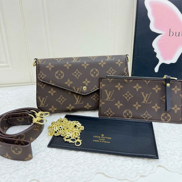 Lv ルイヴィトンハイブランドチェーンバッグブランドショルダーバッグ女性ブランド手持ちバッグ カードバッグ付きレディース メンズ バッグ ブランドカジュアル