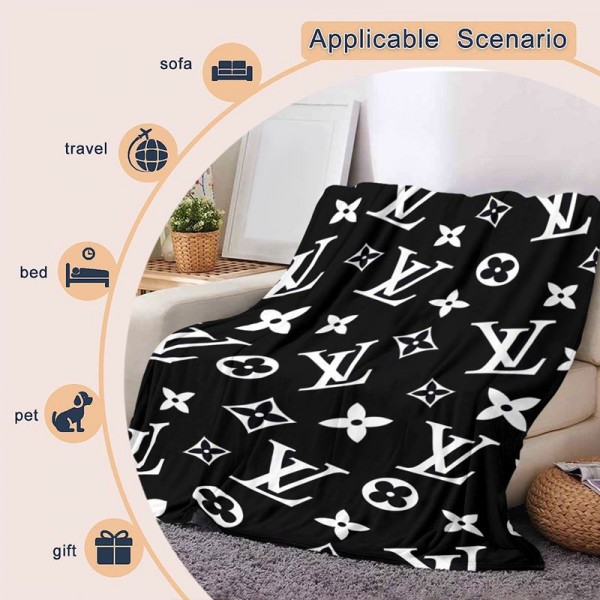 Lv ルイヴィトン激安ブランドパロディ寝具ブランド掛け布団高級感あり寝具 エアコン対策 車中 オフィス お昼寝ブランド毛布 激安 掛け毛布 肩掛け 着る毛布 プレゼント 秋冬用 洗える 防寒 エアコン対策 通年使用