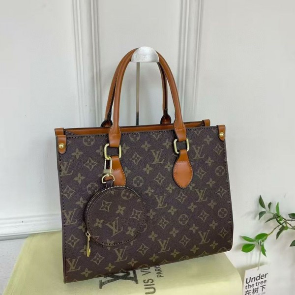 Lv ルイヴィトンブランドトートバッグ女性ブランドハンドバッグブランド手持ちバッグ鞄レディース大容量バッグブランドカジュアル
