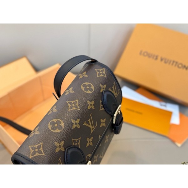 Lv ルイヴィトンハイブランドショルダーバッグ メンズ 斜めがけ レディース カジュアル ショルダー 19*14cm 流行り 通勤 軽い 肩掛け 撥水 メッセンジャーバッグ 流行りズバッグ かばん ビジネス puレザー