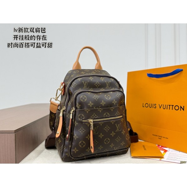 Lv ルイヴィトンブランドリュック レディース PU革バックパック レザー 大容量 多機能 リュックサック ショルダーバッグ カジュアル リュック 人気 通勤 出張 旅行