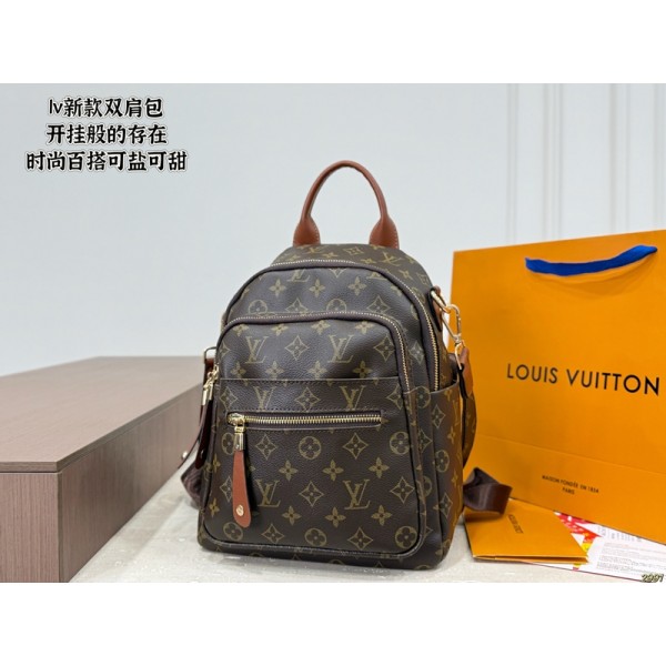 Lv ルイヴィトンブランドリュック レディース PU革バックパック レザー 大容量 多機能 リュックサック ショルダーバッグ カジュアル リュック 人気 通勤 出張 旅行