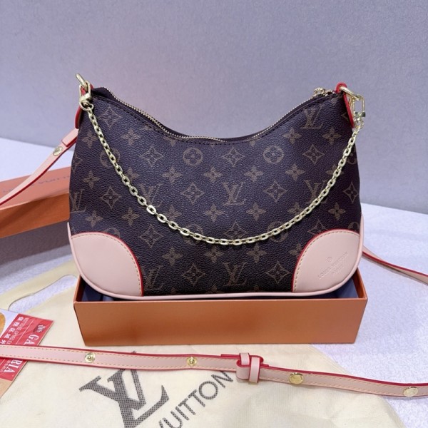 Lv ルイヴィトン肩掛けバッグ ハイブランドショルダーバッグ 大容量 レディース チェーンバッグ ブランドカジュアル ブランド 三日月バッグ コーデ