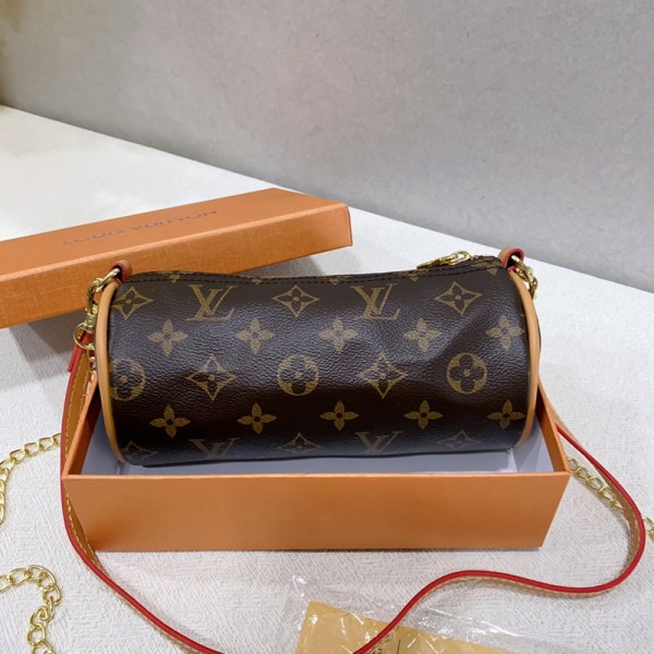 Lv ルイヴィトンブランドショルダーバッグ 斜めがけバッグ 円筒バッグ レディース 財布 軽量 チェーンバッグ 小さめ レディース ポシェット 肩ベルト調節可能 韓国ファッション 可愛い