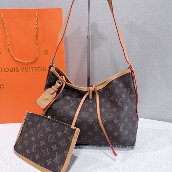 Lv ルイヴィトンブランドトートバッグ レディース ツウキンバッグ ショルダーバッグ とーとーバッグ 通勤 肩掛け 可愛い 大容量 バッグ 幅広ショルダー きれいめ 上品 シンプル おしゃれ
