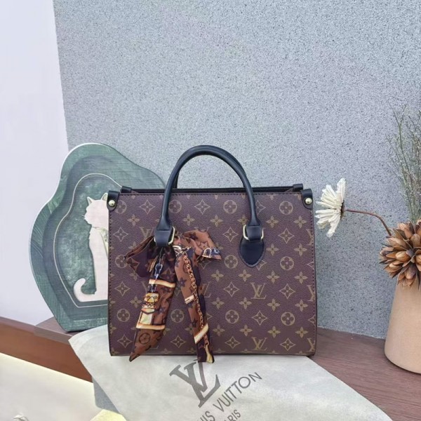 Lv ルイヴィトンブランドトートバッグ ビジネスバッグ メンズ レディース 大容量 防水 自立 大きめ PUレザー ショルダーバッグ メンズ ファスナー付き 就活 通勤 通学 出張 旅行