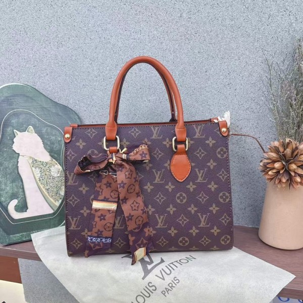 Lv ルイヴィトンブランドトートバッグ ビジネスバッグ メンズ レディース 大容量 防水 自立 大きめ PUレザー ショルダーバッグ メンズ ファスナー付き 就活 通勤 通学 出張 旅行
