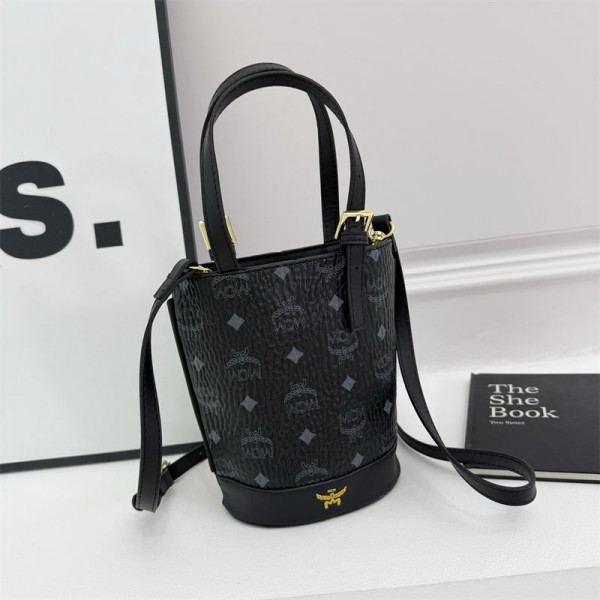 Mcm エムシーエムハイブランドバケットバッグ肩掛けバッグブランドハンドバッグブランド手提げカバン大容量ブランドミニトートバッグ鞄